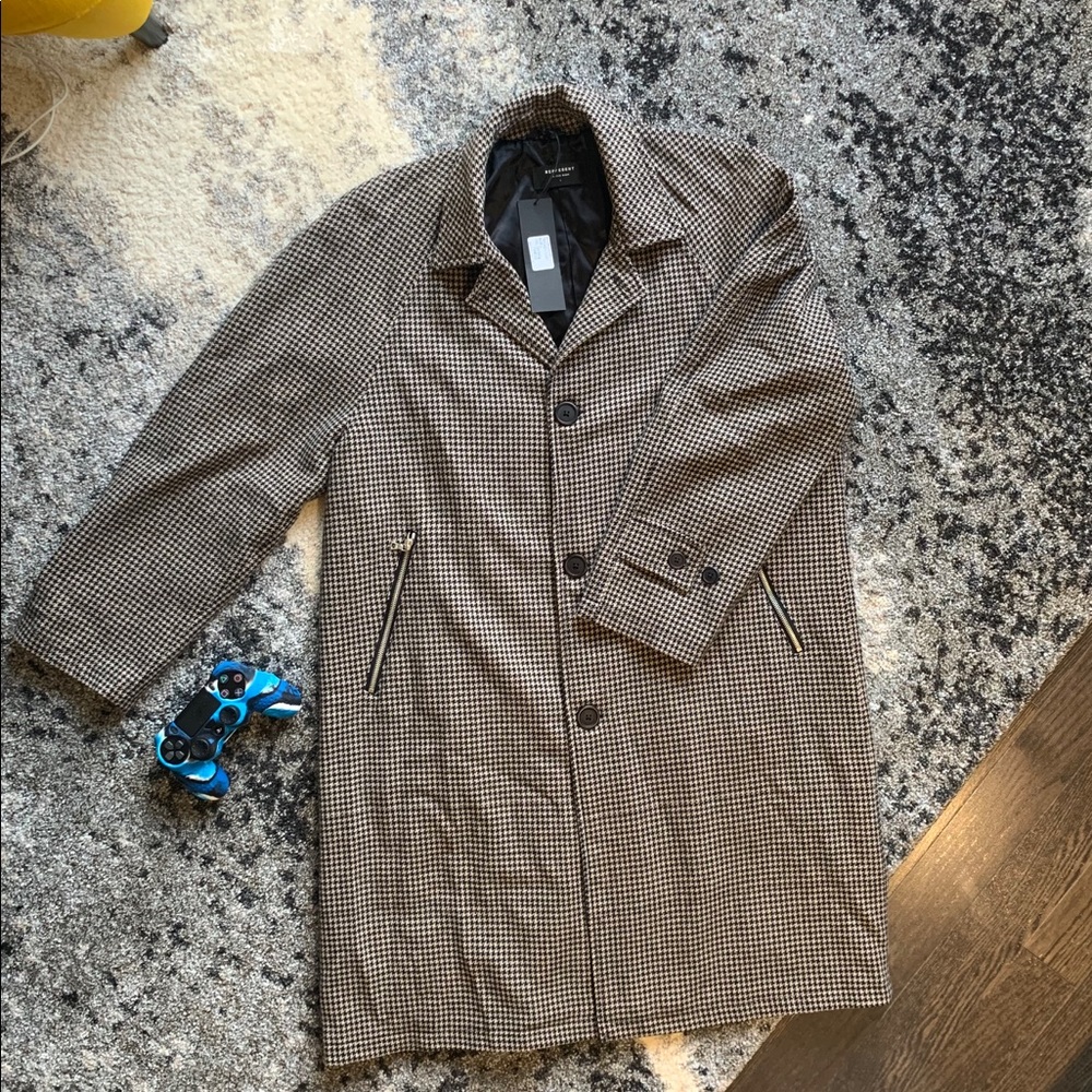 Represent Wool Houndstooth Men’s Coat